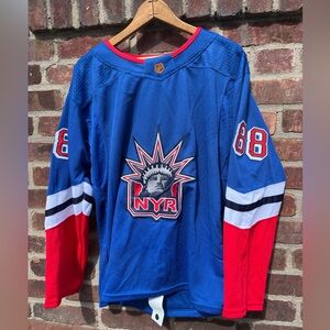 New York Rangers Patrick Kane NHL Adidas Retro Jersey Size Large